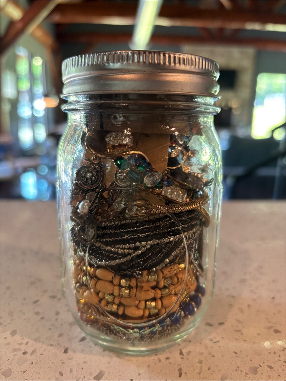 Jewelry Jar Mystery Mix 25+ Wearable Pieces | Earrings Bracelets Necklaces
